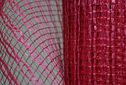 Сетка "АКЦЕНТ" из пластика для упаковки цветов, красный