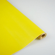 Бумага крафт ламинированная "Жёлтый"(рулон 0,7x10м)