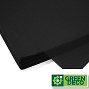 Бумага (тишью)  для упаковки чёрная, 50 *75 см