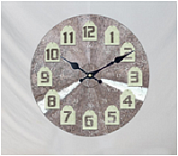 Часы интерьерные, настенные с основой из МДФ