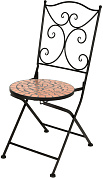 Набор стульев складных с каркасом из металла и сидением из керамической мозайки, наб/2, 40х38х90 см