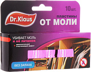 Dr.Klaus - Антимоль пластины по 10 шт. без запаха/24  
