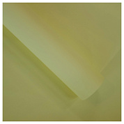 Матовая пленка "Фаворит" однотонная, 50 мкр, 50 см х 10 м, желтый пастель